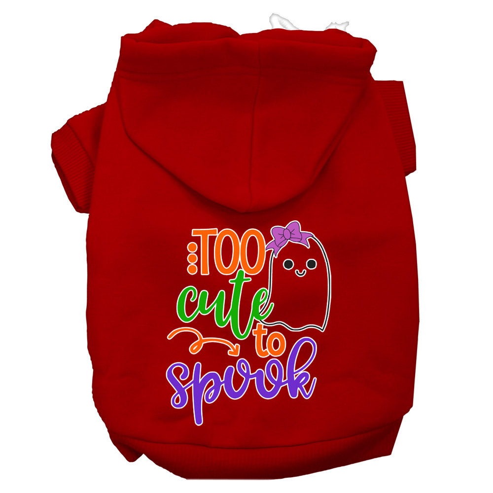 As You Wish Apparel – "Too Cute To Spook Girly Ghost" Halloween Pet Hoodie