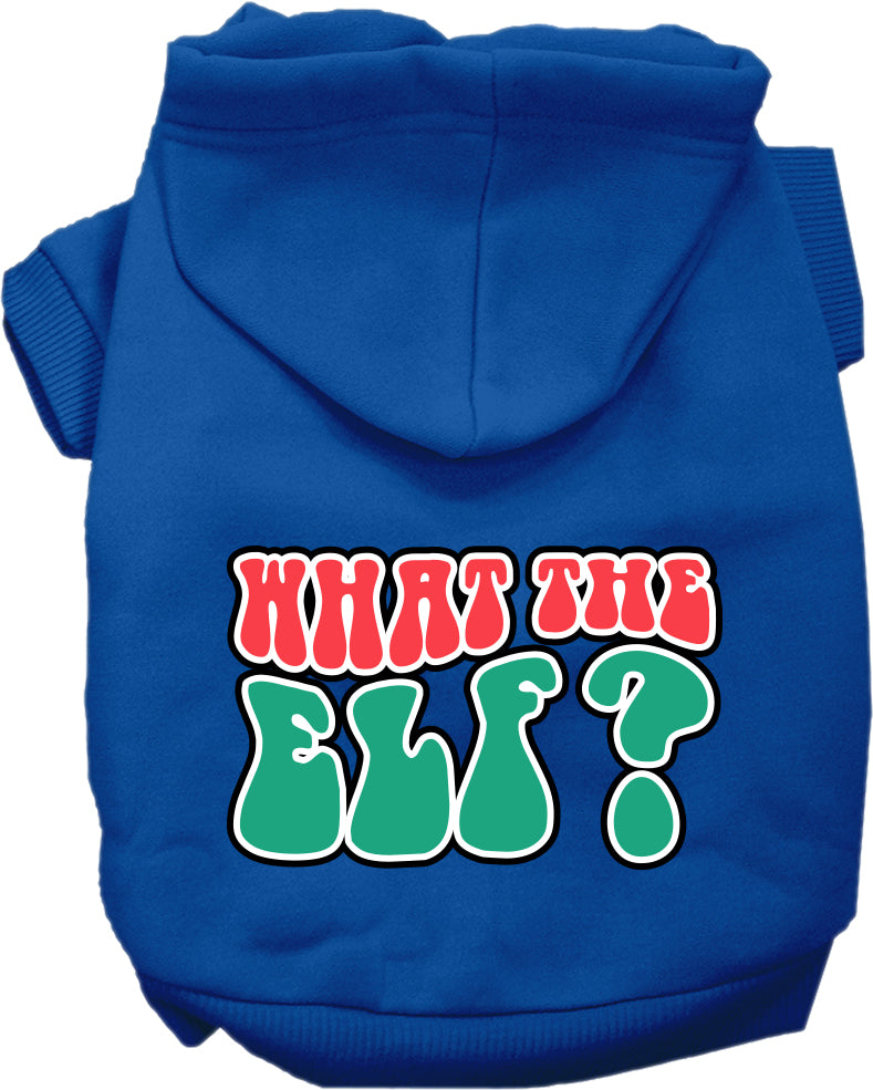 As You Wish Apparel – "What The Elf" Christmas Pet Hoodie