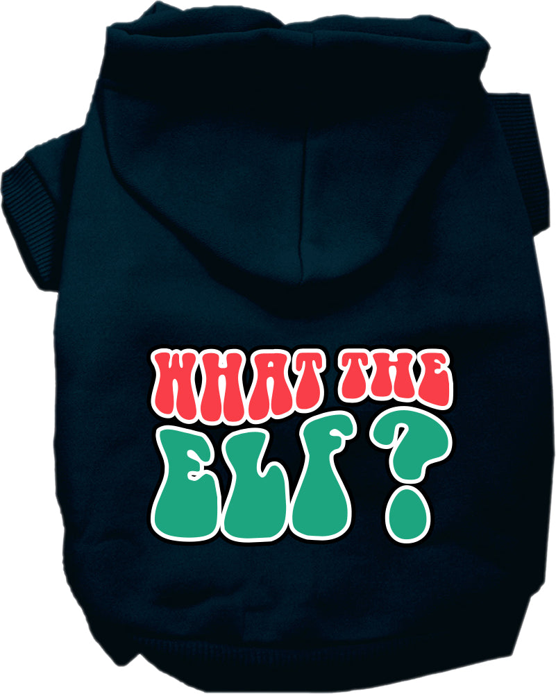 As You Wish Apparel – "What The Elf" Christmas Pet Hoodie