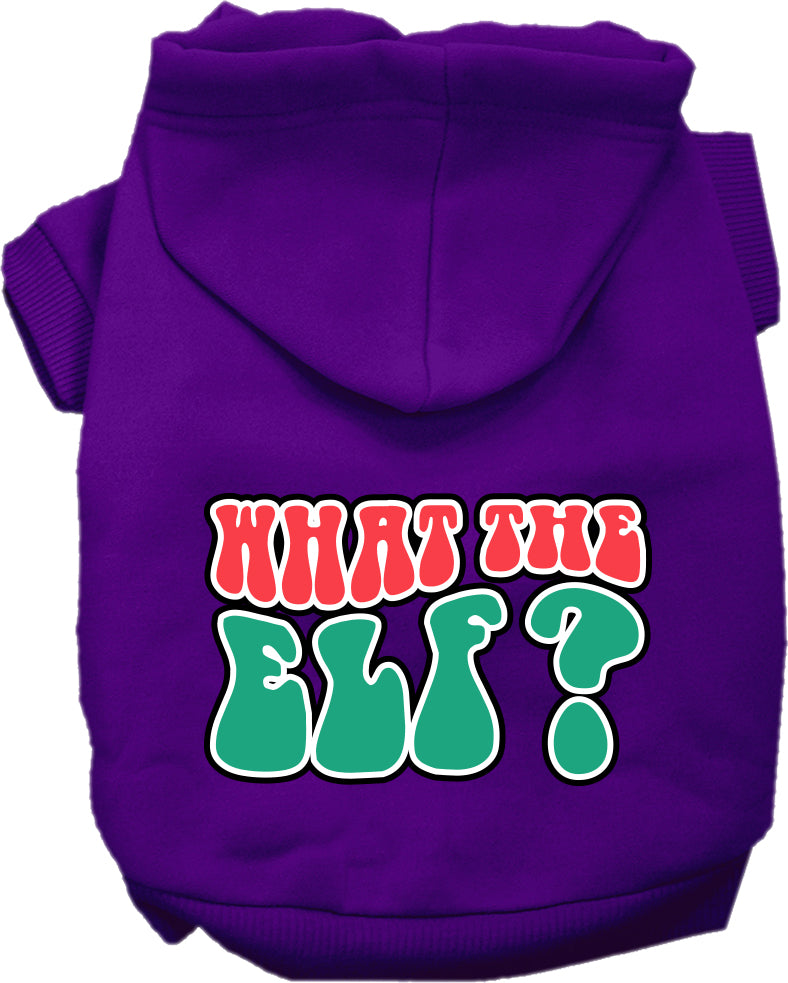 As You Wish Apparel – "What The Elf" Christmas Pet Hoodie