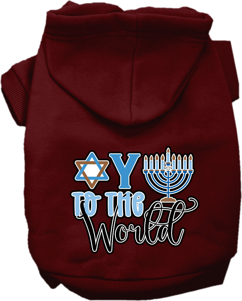 As You Wish Apparel – Hanukkah Oy To The World Pet Hoodie