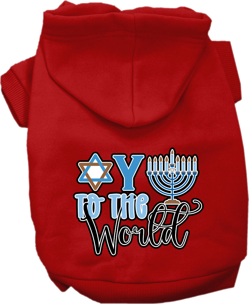 As You Wish Apparel – Hanukkah Oy To The World Pet Hoodie