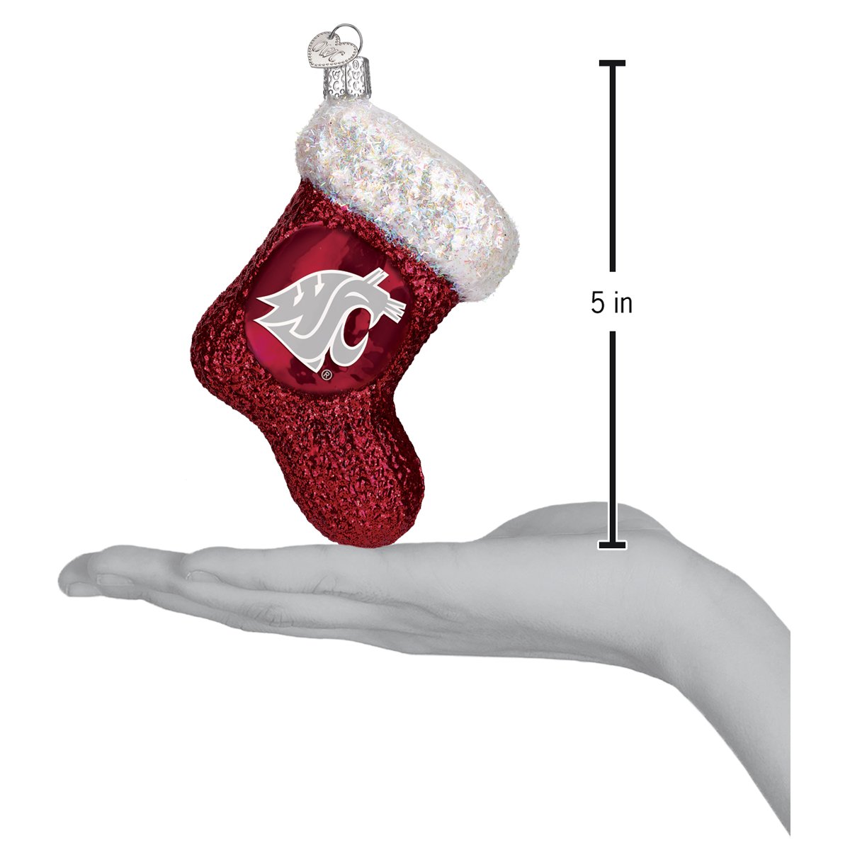 Old World Christmas: WSU Stocking Christmas Ornament