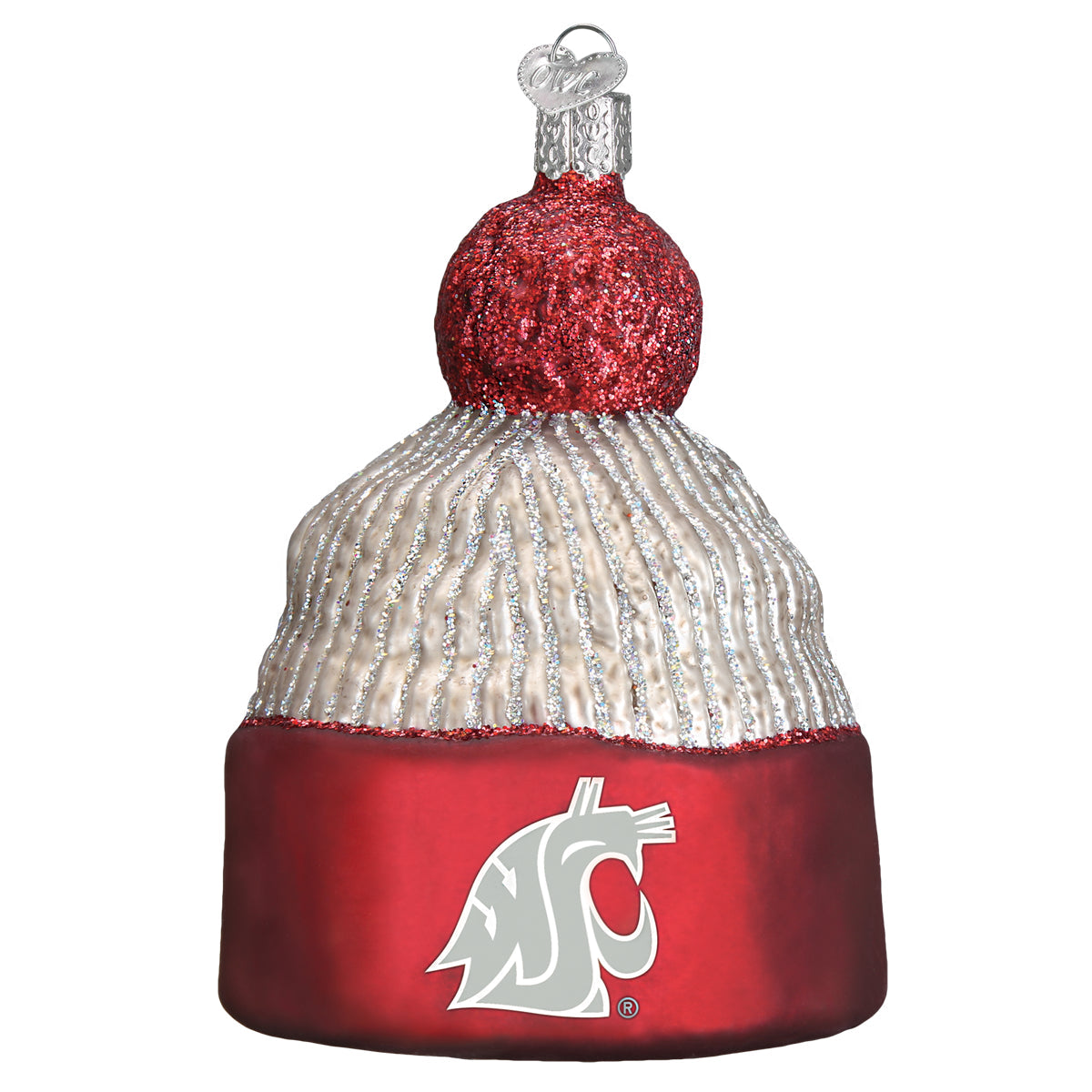 Old World Christmas: WSU Beanie Christmas Ornament