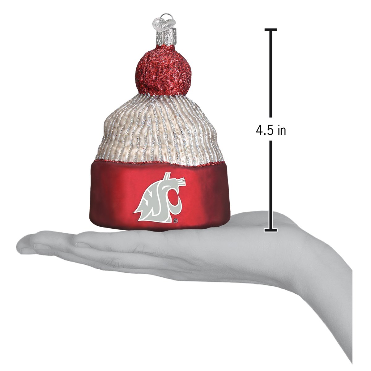 Old World Christmas: WSU Beanie Christmas Ornament