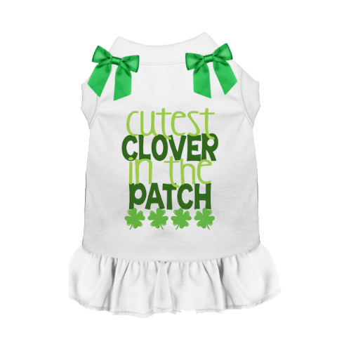 Bark 5th Ave., LLC Cutest Clover St. Patricks Day Dog Tee/Dress pet supplies