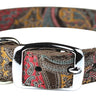 Chocolate Paisley Leather Collection