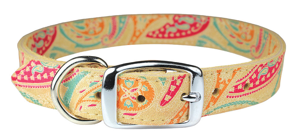 Sand Paisley Leather Collection Set