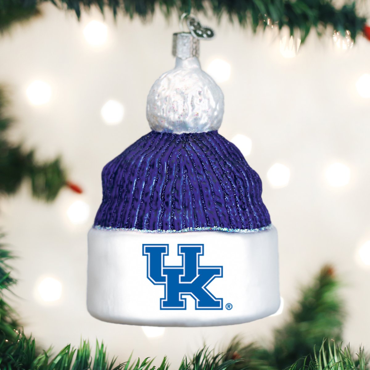 Old World Christmas: Kentucky Beanie Christmas Ornament
