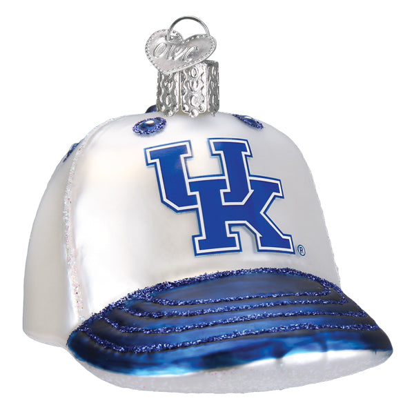 Old World Christmas: Kentucky Baseball Cap Christmas Ornament