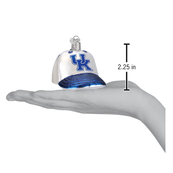 Old World Christmas: Kentucky Baseball Cap Christmas Ornament