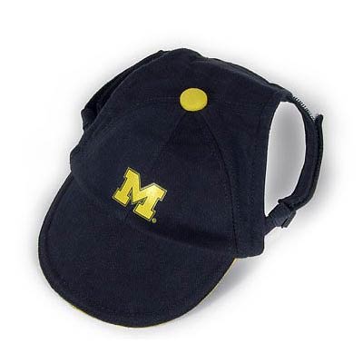 NCAA Michigan Wolverines Dog Baseball Cap by SportyK9