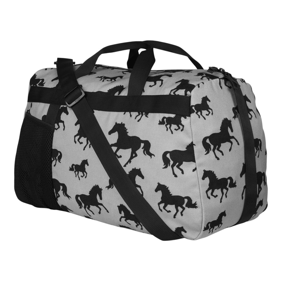AWST Intl Lila Silhouette Horse Duffle