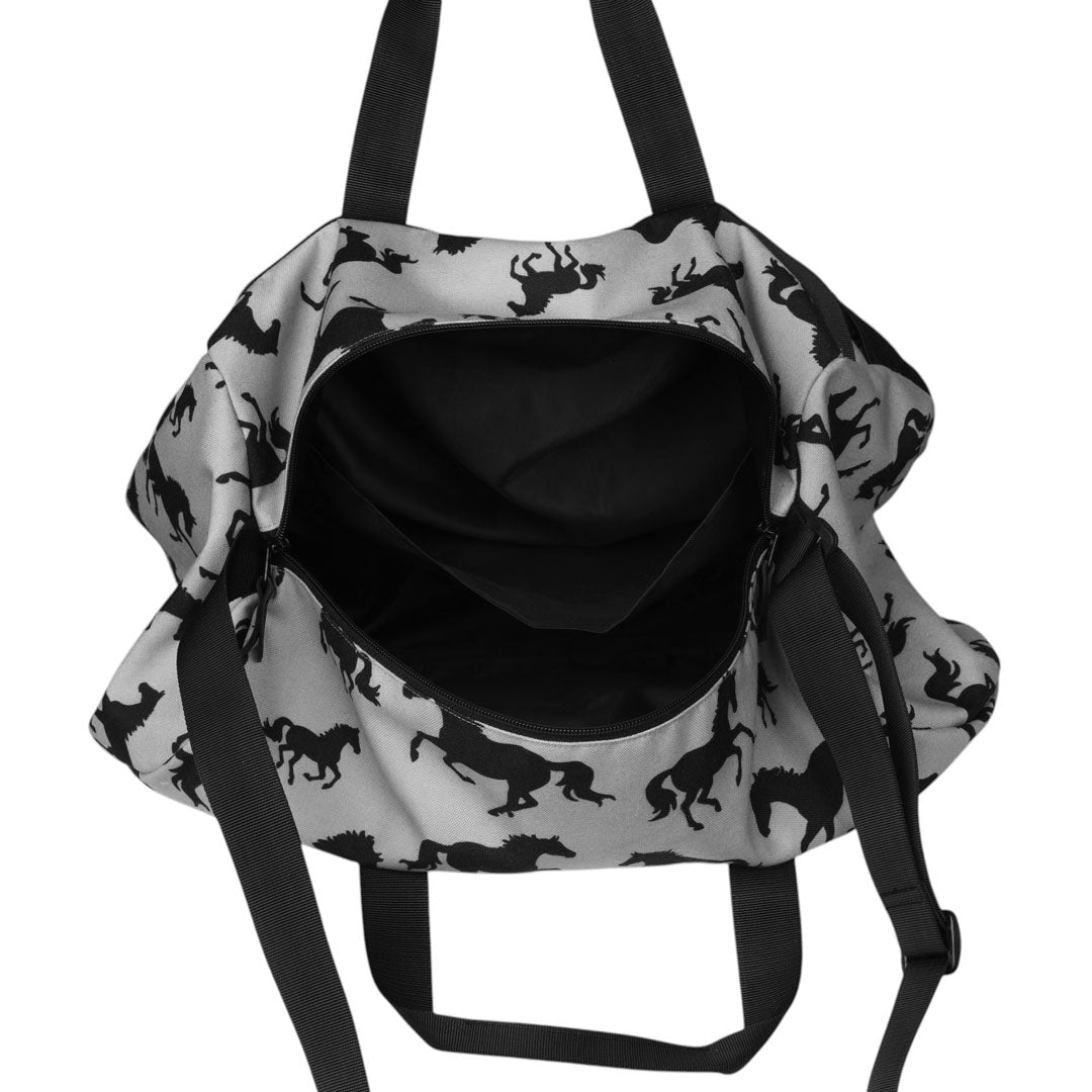 AWST Intl Lila Silhouette Horse Duffle