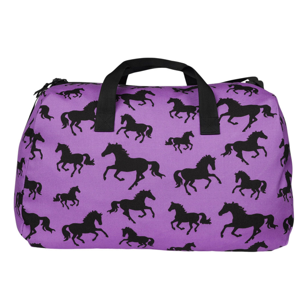 AWST Intl Lila Silhouette Horse Duffle