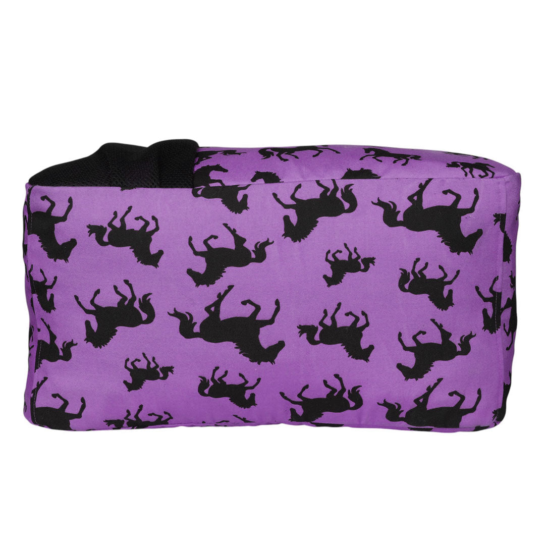 AWST Intl Lila Silhouette Horse Duffle