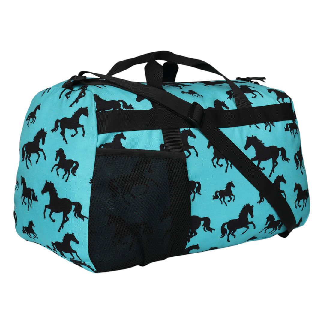AWST Intl Lila Silhouette Horse Duffle