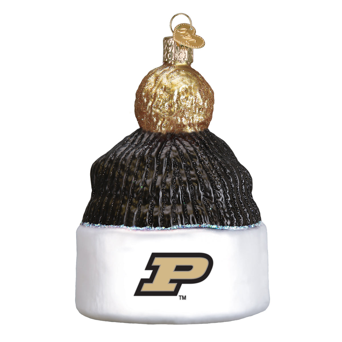 Old World Christmas: Purdue Beanie Christmas Ornament