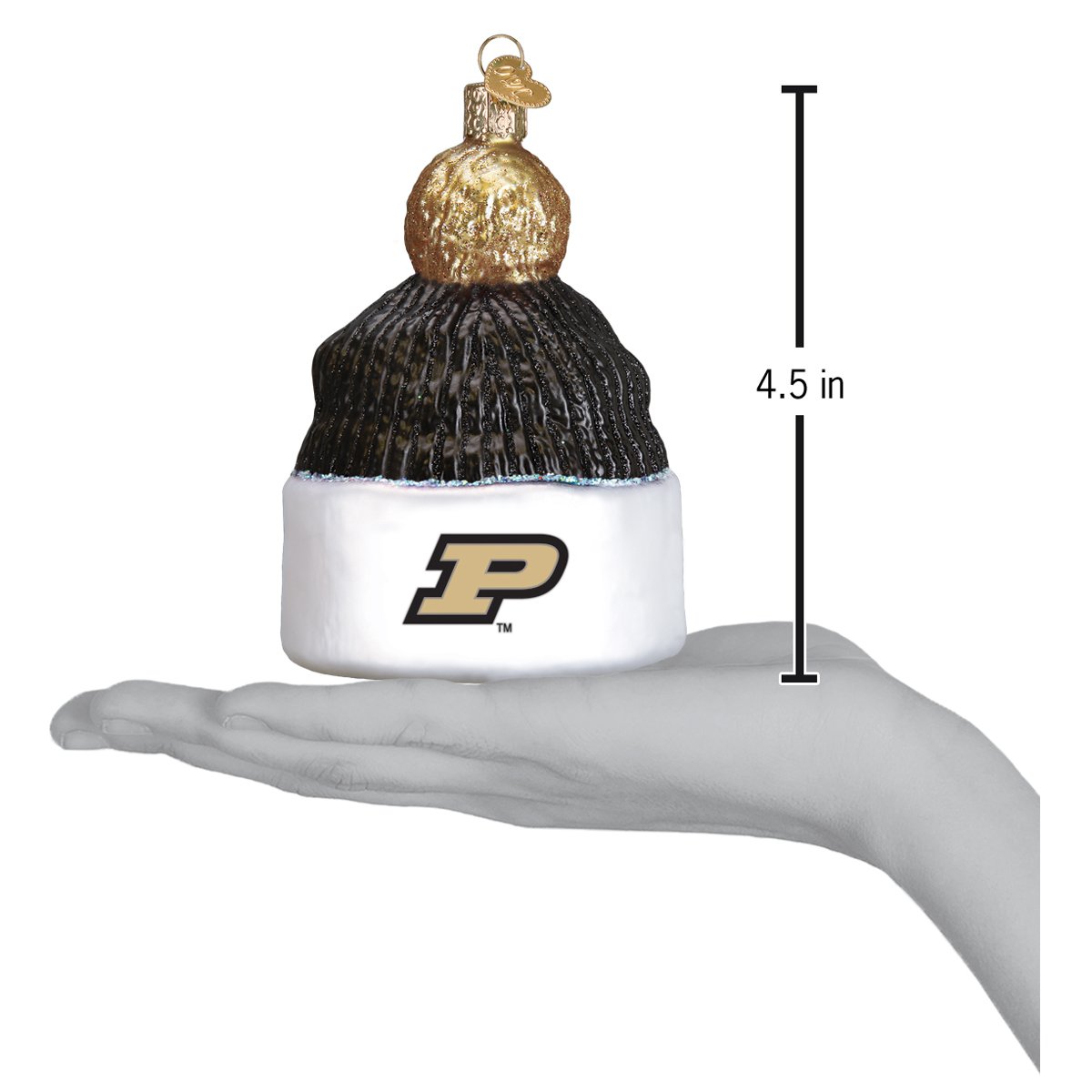 Old World Christmas: Purdue Beanie Christmas Ornament