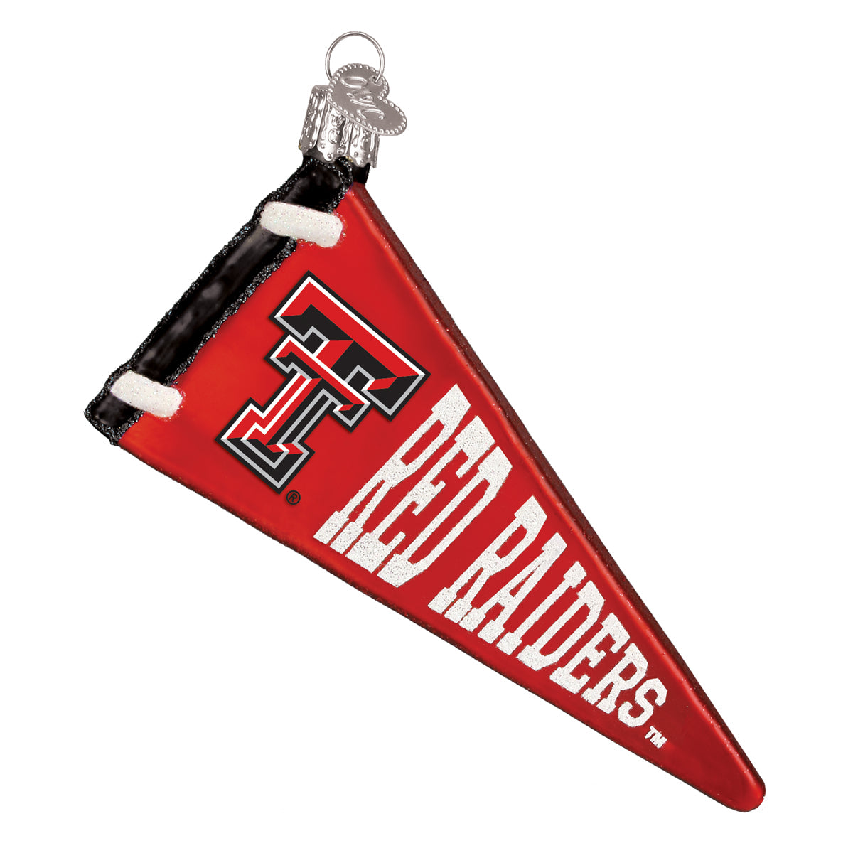 Old World Christmas: Texas Tech Pennant Christmas Ornament