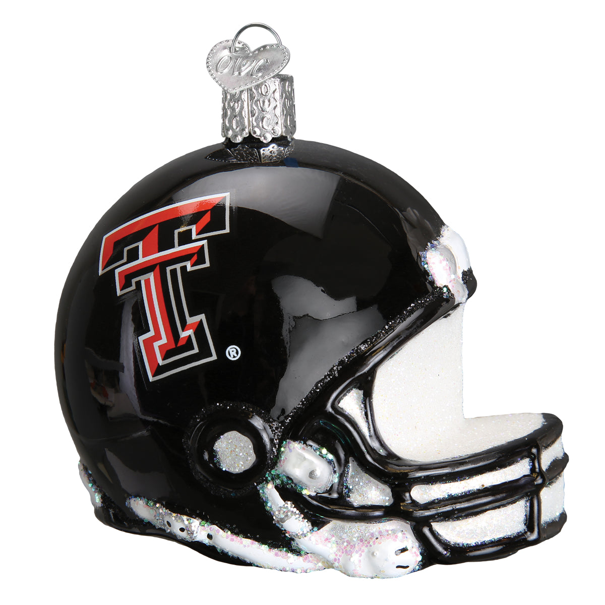 Old World Christmas: Texas Tech Helmet Christmas Ornament