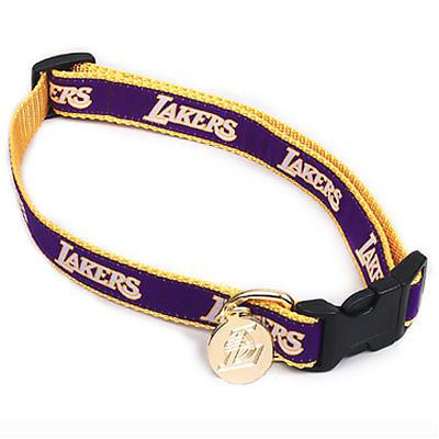 NBA Los Angeles Lakers Woven Ribbon Collar by SportyK9