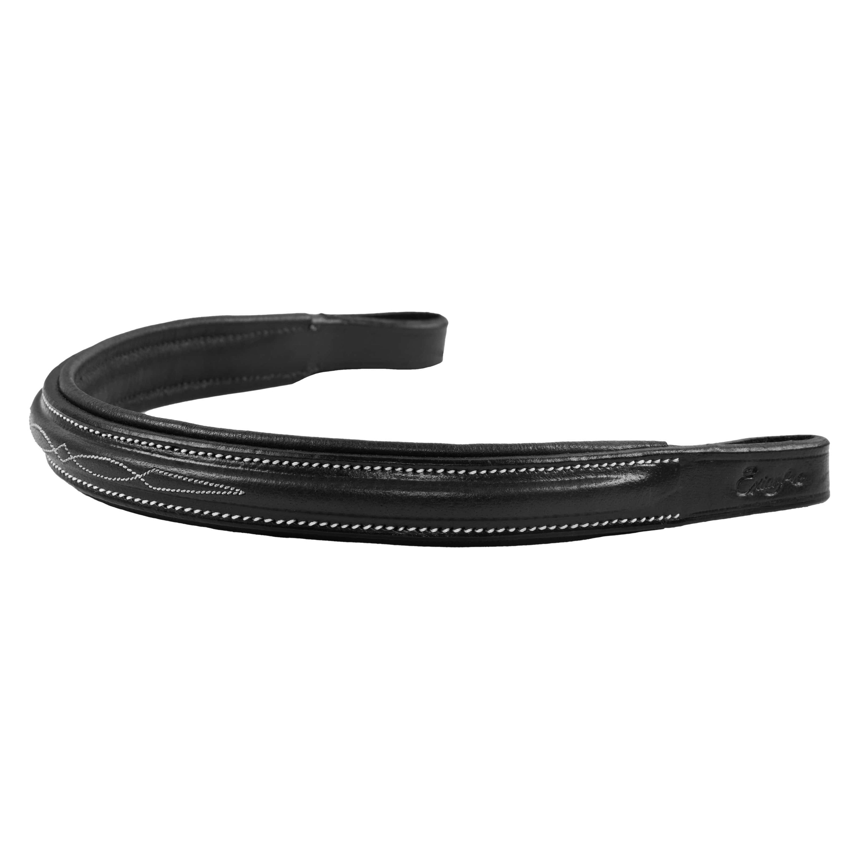 ExionPro Fancy Stitched Square Raised Padded Browband 