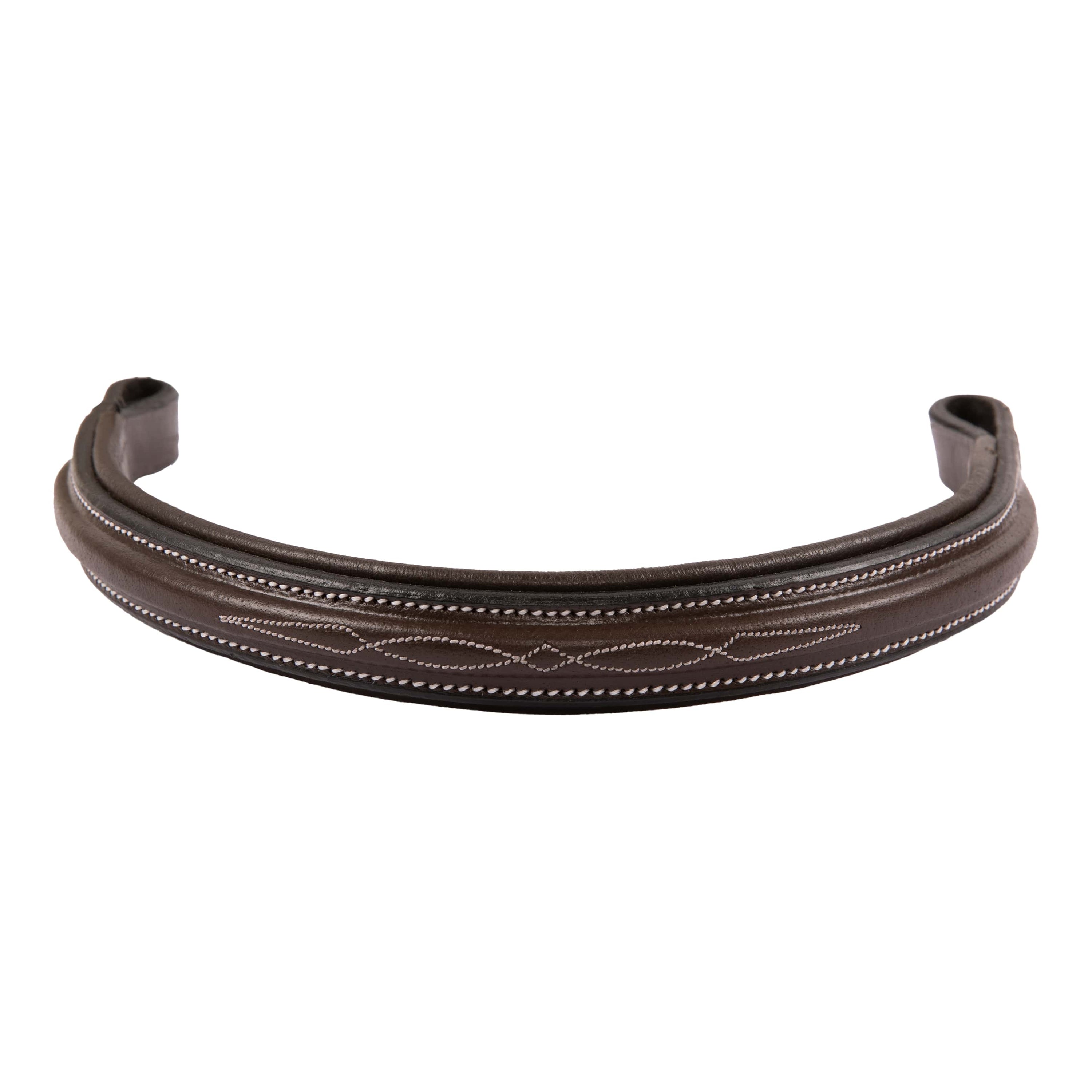 ExionPro Fancy Stitched Square Raised Padded Browband | HT Animal Supply