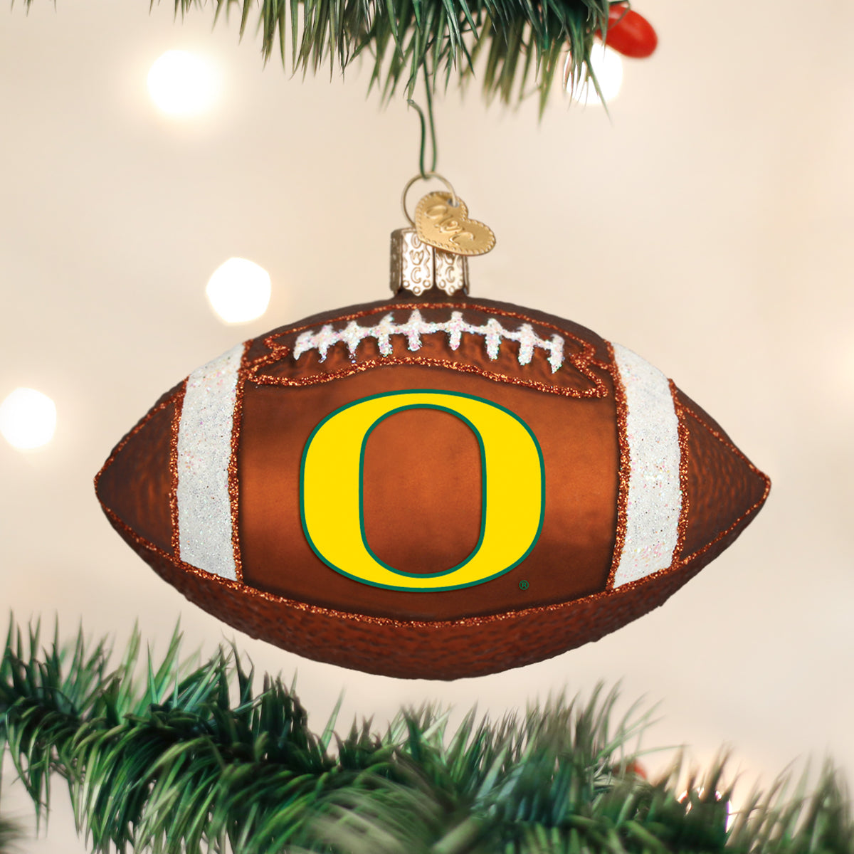 Old World Christmas: Oregon Football Christmas Ornament