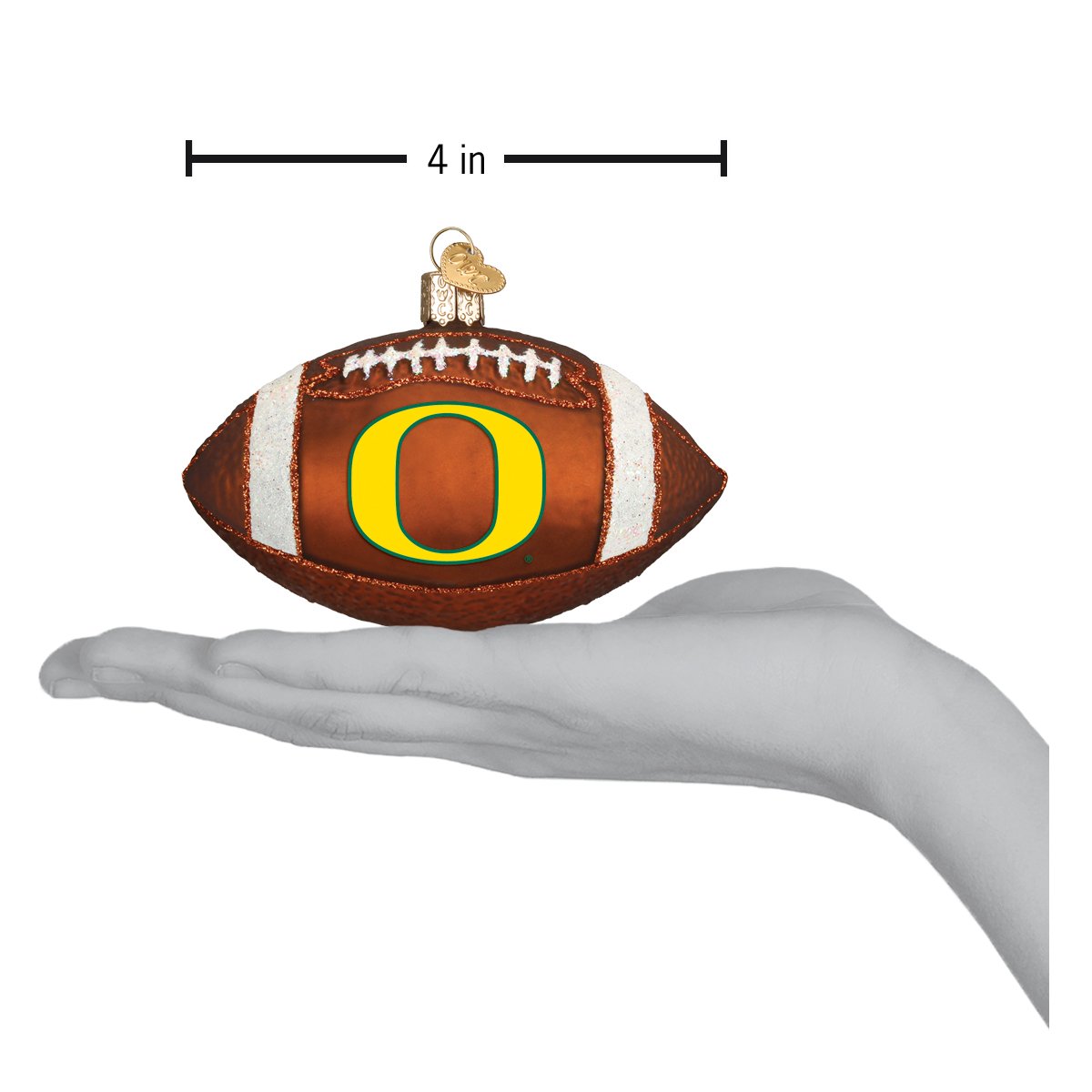 Old World Christmas: Oregon Football Christmas Ornament