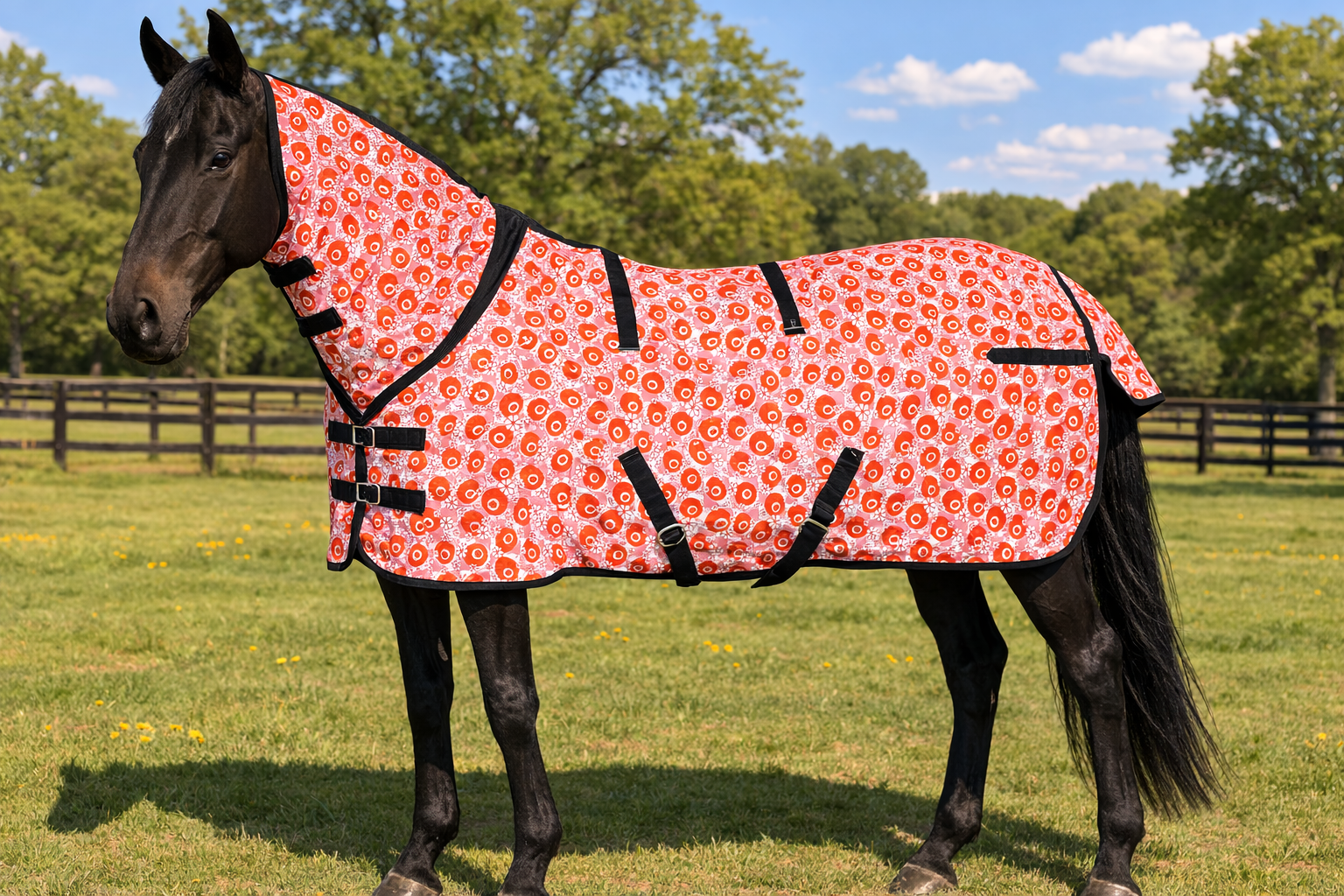 Daisy 8 Premium Mesh Fly Sheet w/ Attached Neck Cover | HT Animal Supply