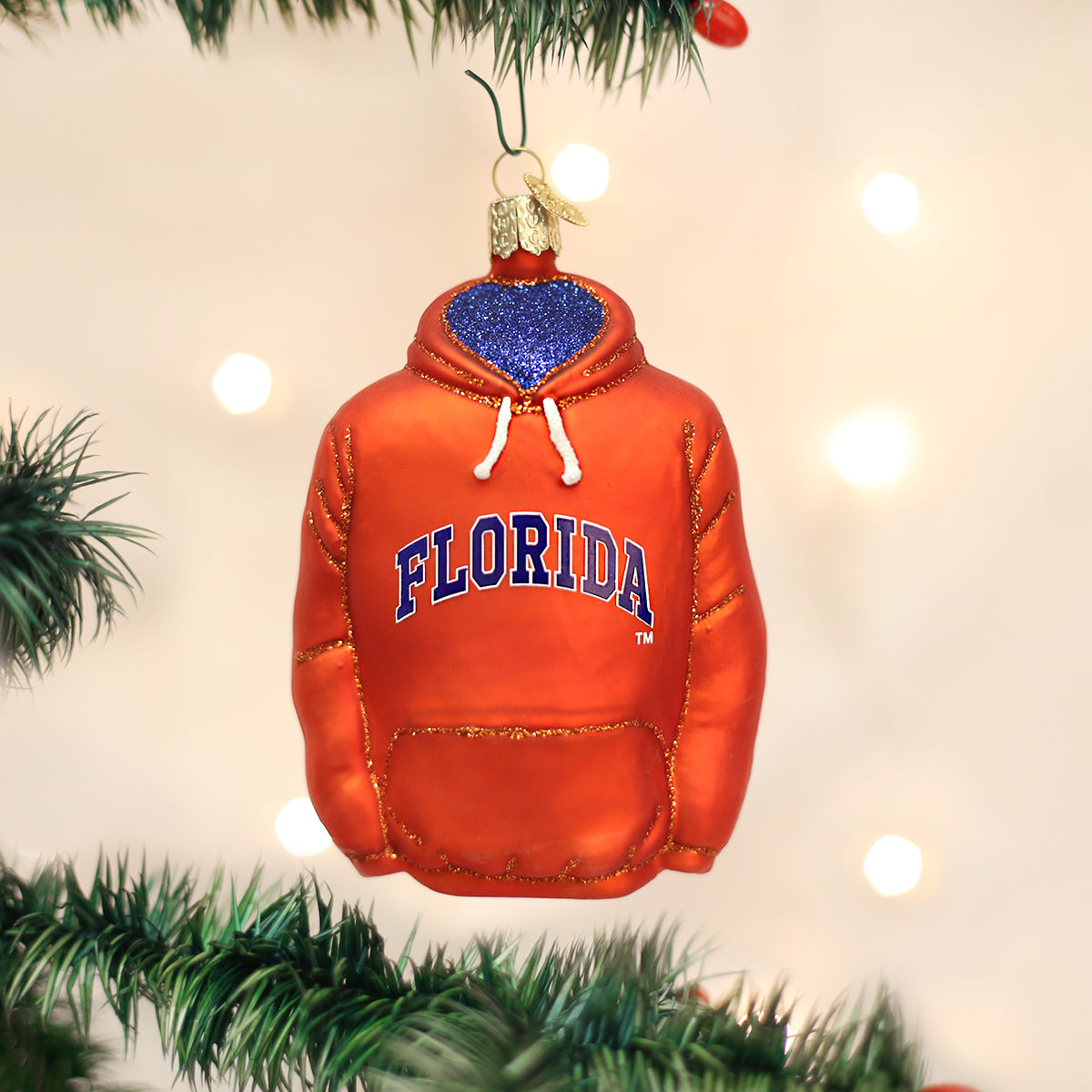 Old World Christmas: Florida Hoodie Christmas Ornament