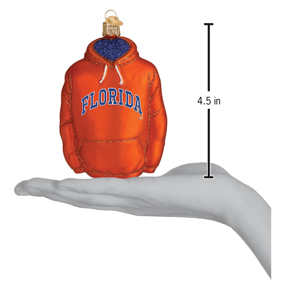 Old World Christmas: Florida Hoodie Christmas Ornament