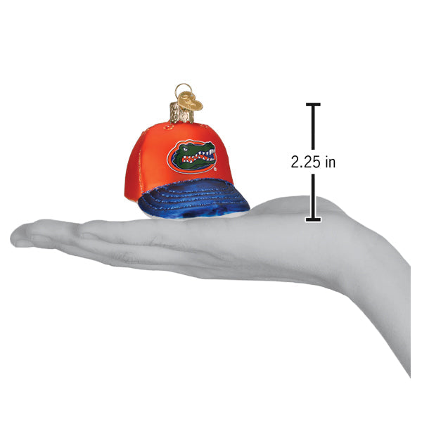 Old World Christmas: Florida Baseball Cap Christmas Ornament