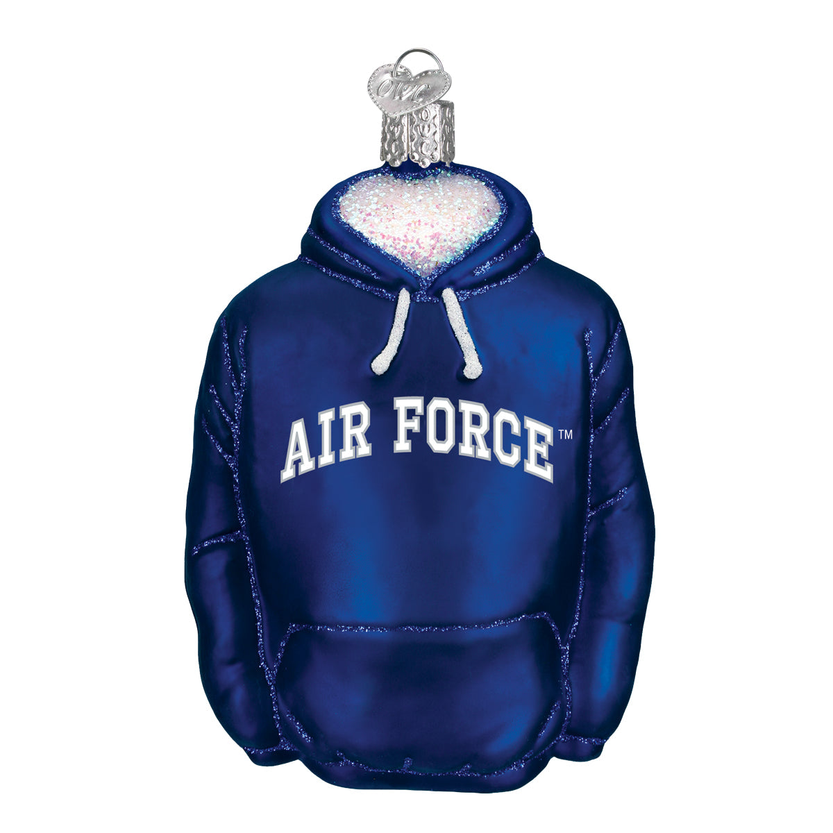 Old World Christmas: Air Force Hoodie Christmas Ornament