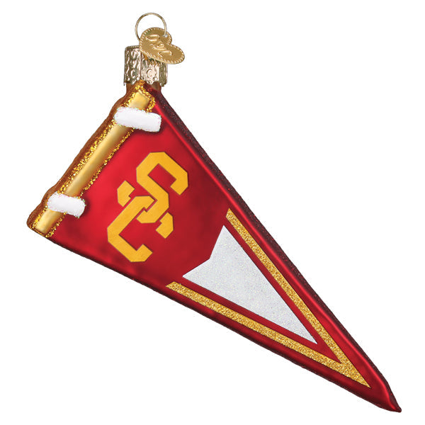 Old World Christmas: USC Pennant Christmas Ornament