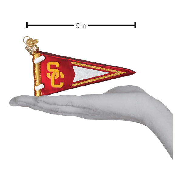 Old World Christmas: USC Pennant Christmas Ornament
