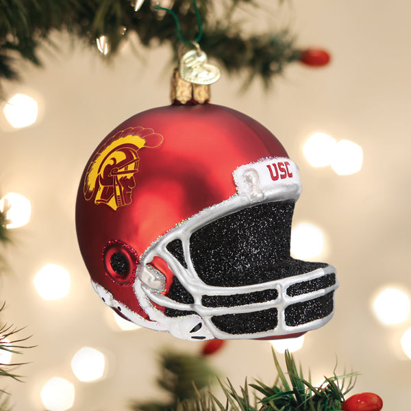 Old World Christmas: USC Football Helmet Christmas Ornament