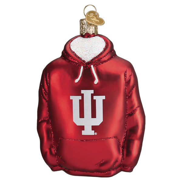 Old World Christmas: Indiana Hoodie Christmas Ornament