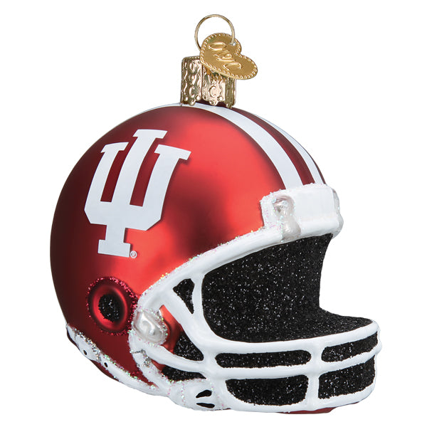 Old World Christmas: Indiana Football Helmet Christmas Ornament