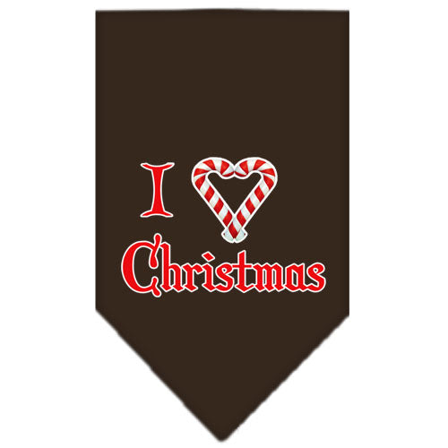 As You Wish Apparel – "I Heart Christmas" Pet Bandana