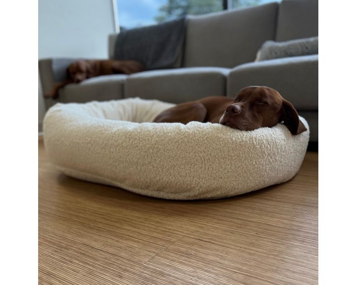 Donut Bed Ivory Sheepskin