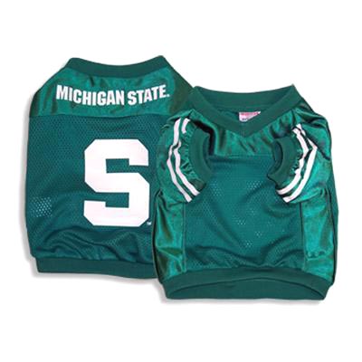NCAA Michigan State Spartans Replica Dog Jersey by SportyK9