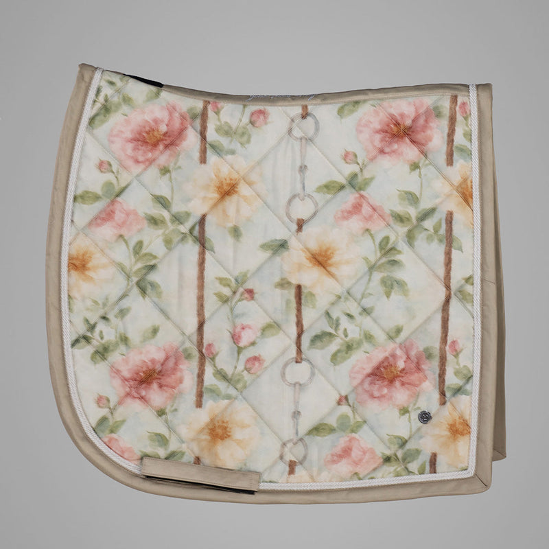 Dapplebay Vintage Floral Dressage Saddle Pad