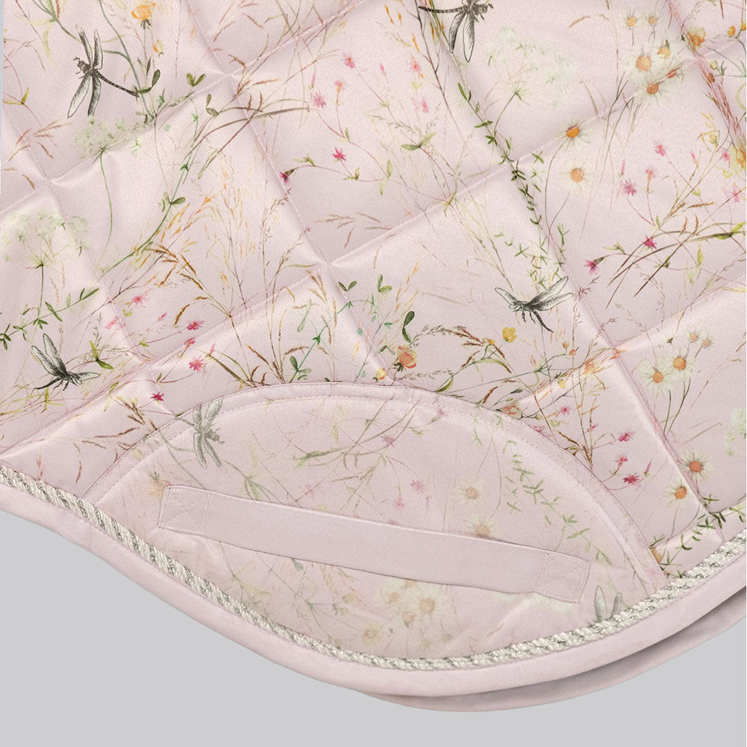 Dapplebay Dragonfly Meadow XC Saddle Pad - Light Pink