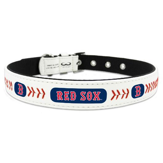MLB Boston Red Sox Leather Baseball Collar by Gamewear