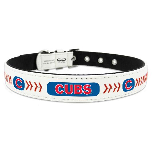 MLB Chicago Cubs Leather Baseball Collar by Gamewear
