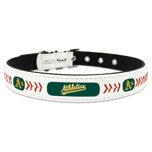NCAA Oakland Athletics Leather Baseball Collar by Gamewear