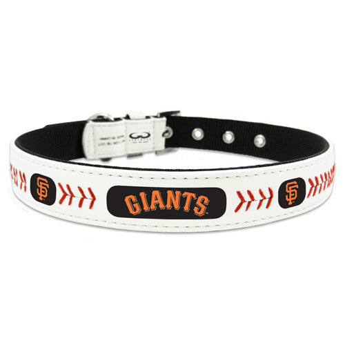 MLB San Francisco Giants Leather Baseball Collar by Gamewear