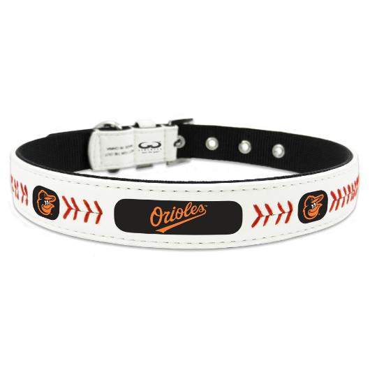 MLB Baltimore Orioles Leather Baseball Collar by Gamewear